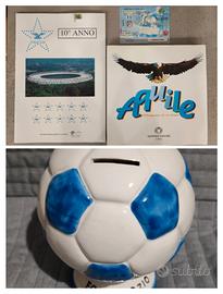 Salvadanaio S.S. Lazio + Biglietto Uefa + Libro