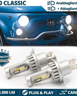 Kit Luci LED H4 Per FIAT 500 d' Epoca CANbus 6500K