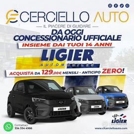 LIGIER JS 50 Select E.V. TUA DA €159.00 MENSILI