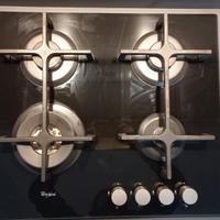 Piano cottura Whirlpool 4 fuochi gas