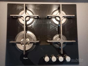 Piano cottura Whirlpool 4 fuochi gas