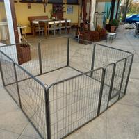 Recinto modulare smontabile per cani