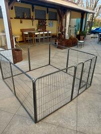 Recinto modulare smontabile per cani