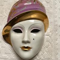 Maschera carnevale in ceramica