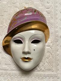 Maschera carnevale in ceramica