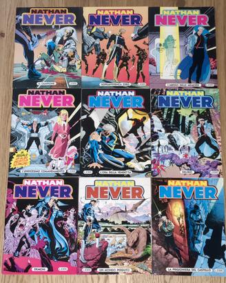 Lotto Nathan Never dal 16 al 24 fumetti Bonelli
