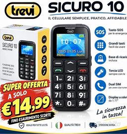 STOCK TELEFONI TREVI SICURO 10 - NUOVI - SOLO 20€
