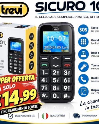 STOCK TELEFONI TREVI SICURO 10 - NUOVI - SOLO 20€