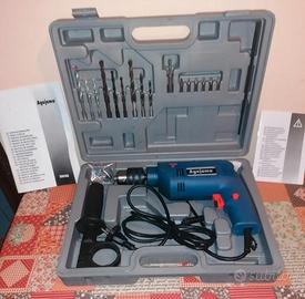 Trapano elettrico 500W percussione con varie punte