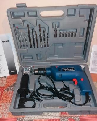 Trapano elettrico 500W percussione con varie punte