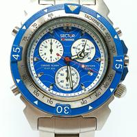 Orologio Sector EXP 202 chrono alarm watch acciaio