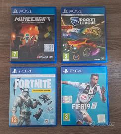 Lotto n.4 videogiochi per PS4 Sony Playstation 4