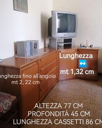 MOBILE LEGNO ANGOLARE