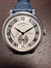 Eberhard 8 giorni cassa acciaio 41 mm ref.21027CP