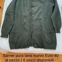 Sarner e maglione pura lana