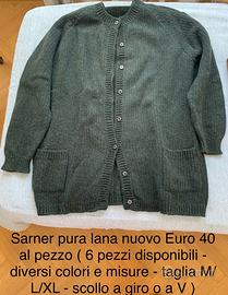 Sarner e maglione pura lana
