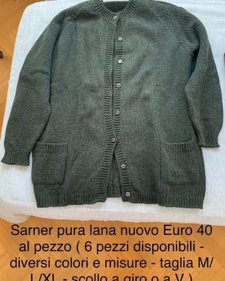 Sarner e maglione pura lana
