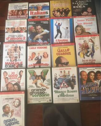 DVD originali  17 pz.  collezione Carlo Verdone