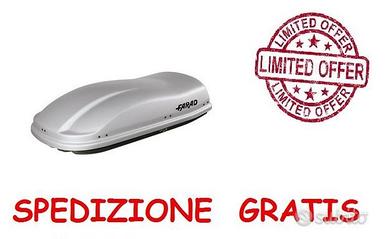 Baule box tetto auto FARAD MARLIN F3 N8 400L GRIGI