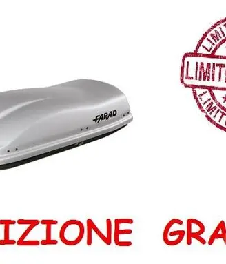 Baule box tetto auto FARAD MARLIN F3 N8 400L GRIGI