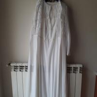 Completo lingerie bianco vintage