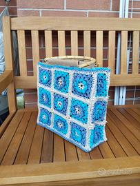 Borsa in juta rigida (fatta a mano)