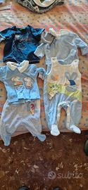 Lotto abbigliamento bambino 0-1-3 mesi