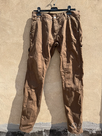Pantaloni Carhartt WIP Lincoln Double Knee Marrone