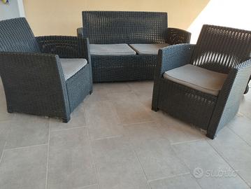 SET SALOTTO DA GIARDINO 