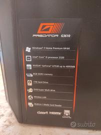 computer fisso Acer senza hd