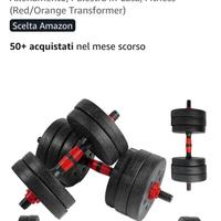Set manubri reg. 10-40 kg piu panc + pullmate