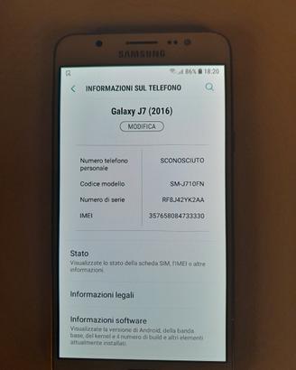 cellulare samsung j7