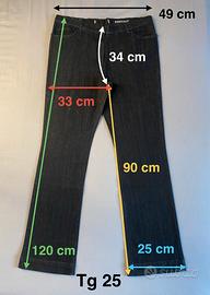 Jeans calibrati tg 25 o 29