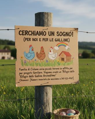 Terreno/spazio verde per progetto familiare