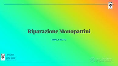 Riparazione Monopattini elettrici