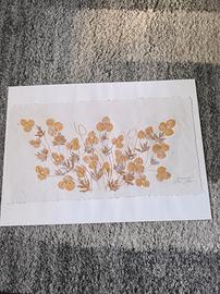  carta di riso con fiori secchi , st Paul da Vence