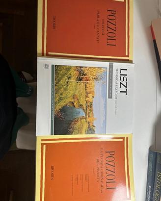 Libri tecnica pianoforte e solfeggi