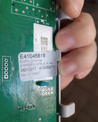 scheda lavatrice zerowat