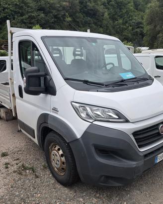 Fiat ducato cassone fisso e gru