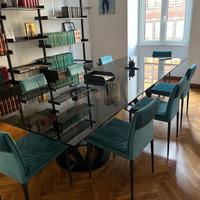 Tavolo cristallo rettangolare