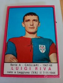 figurina Gigi Riva Panini Originale 1967/1968