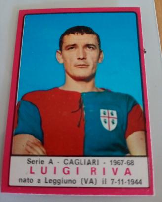 figurina Gigi Riva Panini Originale 1967/1968