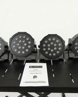 4 fari da palco led par welite fls18