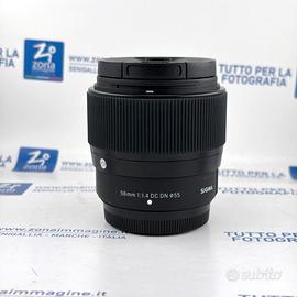 SIGMA PER FUJIFILM 56 mm f1.4 + GARANZIA USATO