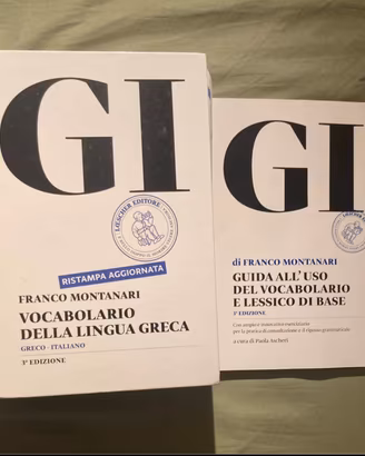 DIZIONARIO DI GRECO GI USATO 2 VOLTE
