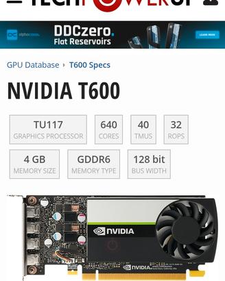nvidia T600 