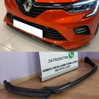 Renault clio 5 v 2019+ spoiler sotto paraurti ant