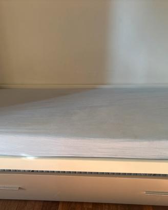 Letto singolo 80x190 con secondo letto estraibile