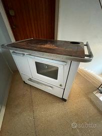 Forno a legna con piastra superiore con TUBI NUOV