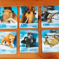 LOTTO CARDS/FIGURINE ERA GLACIALE QUATTRO